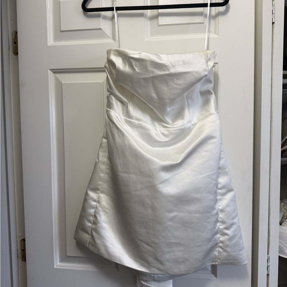 Lulu's Strapless White Dress